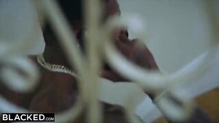 Ivy Wolfe is having her first experience with a massive black cock