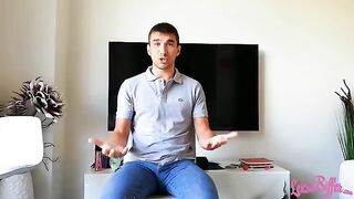 The HR manager licks the pussy of a young guy to get a job