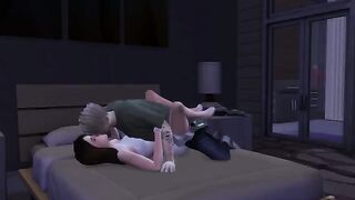 3D Hentai with a hot guy fucking his girl in all holes