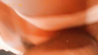 The guy licks the girl’s wet pussy and cum is shot inside it