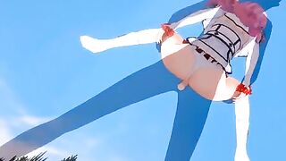 Flare Arlgrande gets fucked and sucks for the first time