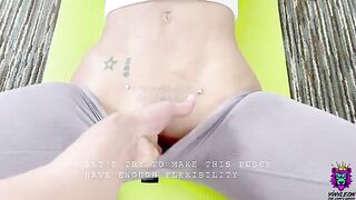 Naive yoga student with thick ass gets fucked hard