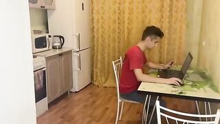 The computer broke down, called a friend to repair, and he fucked me