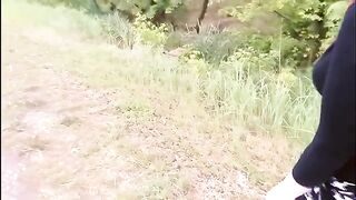 An Asian girl is getting fucked by the first comer in a new city