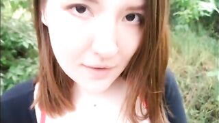 An Asian girl is getting fucked by the first comer in a new city