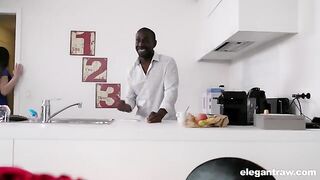 Hot Valentina Ricci cheats on her husband with a black guy in this steamy scene