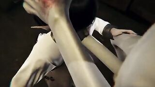SCP-096 breach containment allows fucking the busty girl in 3D