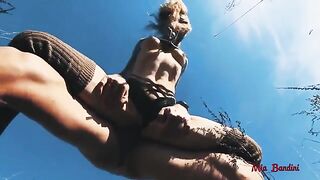 The guy has an incredible picnic with the sexy Mia Bandini