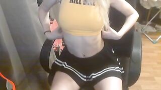 Schoolgirl fucked hard by her boyfriend in a steamy homemade scene