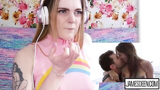 Carly Rae Summers reacts to the craziest James Deen and Sara Luvv scenes