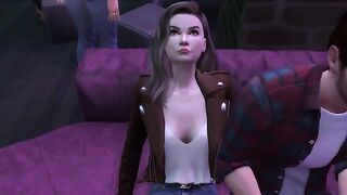The student seduces the professor to come home