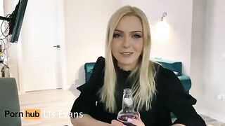 A beautiful neighbor came to visit and treated her to an incredible blowjob experience