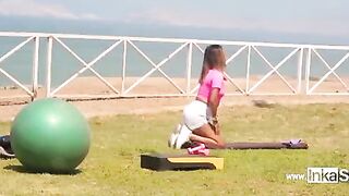 Peruvian gym teacher caught in steamy workout session gone wrong