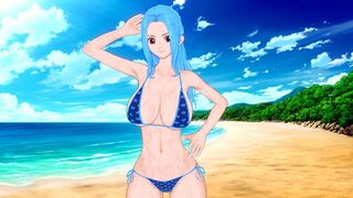 A busty woman named Vivi gets fucked on the beach in this hot scene