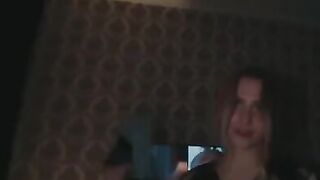 The stepmom is sucking her son’s cock after a party, what a shame