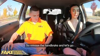 A woman is having an affair with her fake driving school teacher