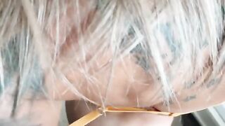 Best Doggy Style with a wild blue-eyed girl Full Video