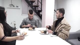 The guy fucks his best friend's appetizing wife in a steamy scene