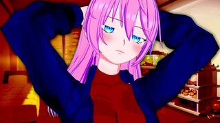 Shikimori Micchon gets her pussy filled with cum in this hot hentai scene