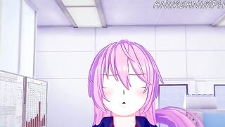 Shikimori Micchon gets her pussy filled with cum in this hot hentai scene