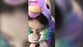 Ran up, got a blowjob, got fucked, ran away - SolaZola