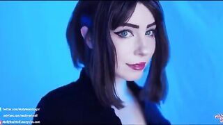 A young beautiful assistant, inspired by the red wolf Molly, fucks with her boss
