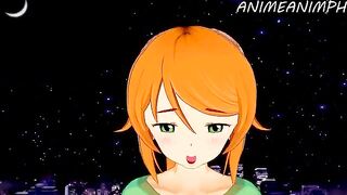 Hentai Minecraft porn with hot Alex and Steve action