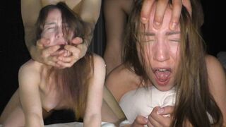 Petite college girl gets fucked hard in a rough session by Kate Quinn