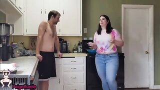He said my blowjobs suck, so I proved him wrong with Paige Steele’s curvy prowess!
