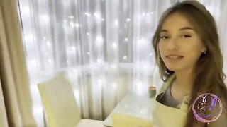 Cheating housemaid gets fucked in the kitchen - Bunny_Rabbits