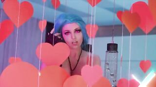 Cute Jinx Valentine edition: ONLY ANAL porn with a perfect body