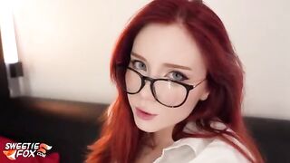 A secretary gets fucked hard by her boss after work hours