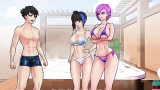 Confinement with goddesses - part 3, a visual novel experience