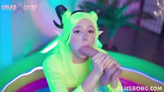 I smeared cum on my body after a wet pussy dildo and anal toy fuck