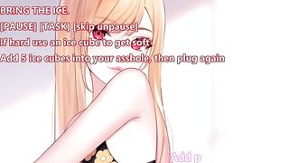 A hot futanari girl with a huge cock fucks me over the weekend