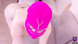 Amateur chick with a thick white ass gets fucked deep