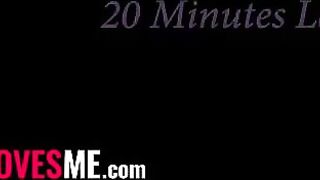 The petite vixen surprises her stepbrother with an incredible blowjob on his birthday