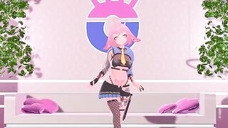 Hot JOI action with a virtual YouTuber who loves to get pleasured anally