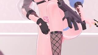 Hot JOI action with a virtual YouTuber who loves to get pleasured anally