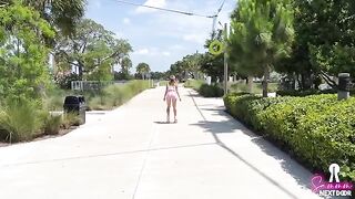 Tiny skater chick gets fucked after rolling home