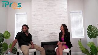 The pros episode 1 featuring Armani Black and Derek Savage - intense standing fuck action