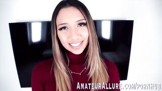 A beautiful, tall girl like Kimora Quin loves the sensation of a cock down her throat