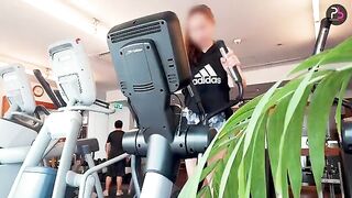 Fitness girl gets horny after a hot workout session