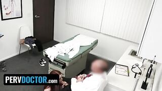 Redhead teen pays her doctor’s visit with pussy