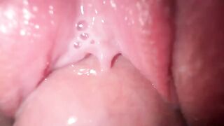 Guy fucked his stepsister and came on her pussy