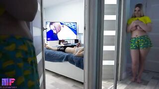 The stepdaughter continues to spy on her stepfather (Part 2)