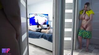 The stepdaughter continues to spy on her stepfather (Part 2)