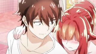 Redhead Tsundere with Small Tits gets fucked after a relaxing massage -