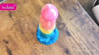 Dildo review and showcase with a passionate, intimate edge