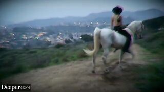 Cowgirl Kenna enjoys a kinky threesome with Anna Claire, exploring intense desires